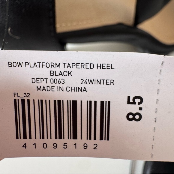 Torrid Black Satin Bow Platform Tapered Block Heels Sandals Shoes - Picture 4 of 13